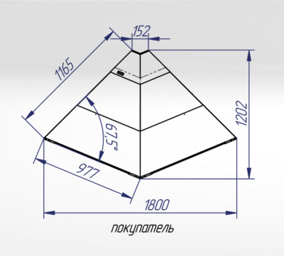 Витрина холодильная CRYSPI VENETO CRYSTAL IC 45